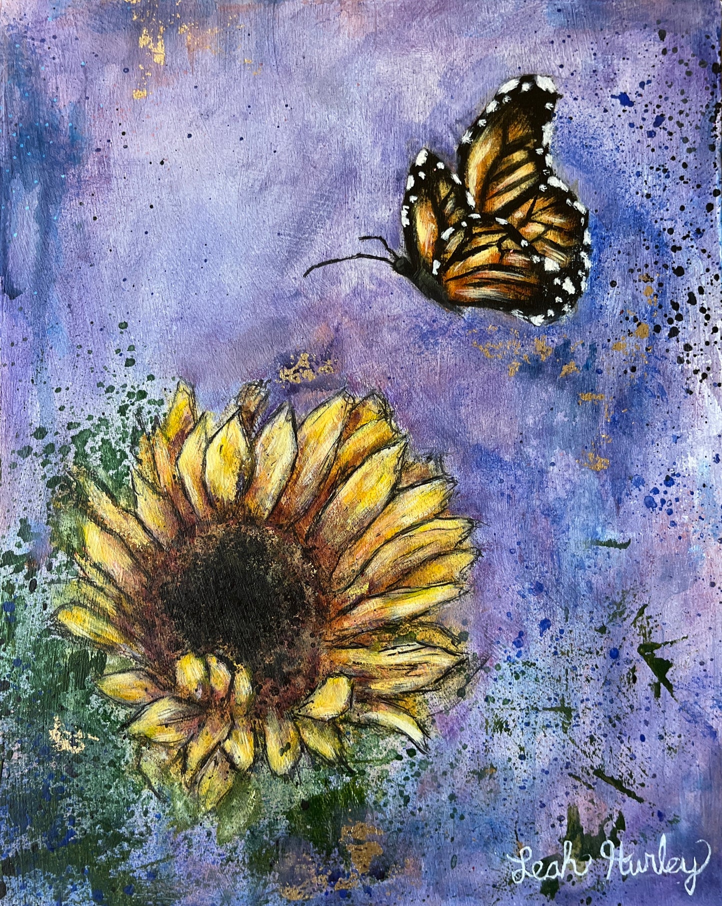 “Petals of Golden” Original Painting