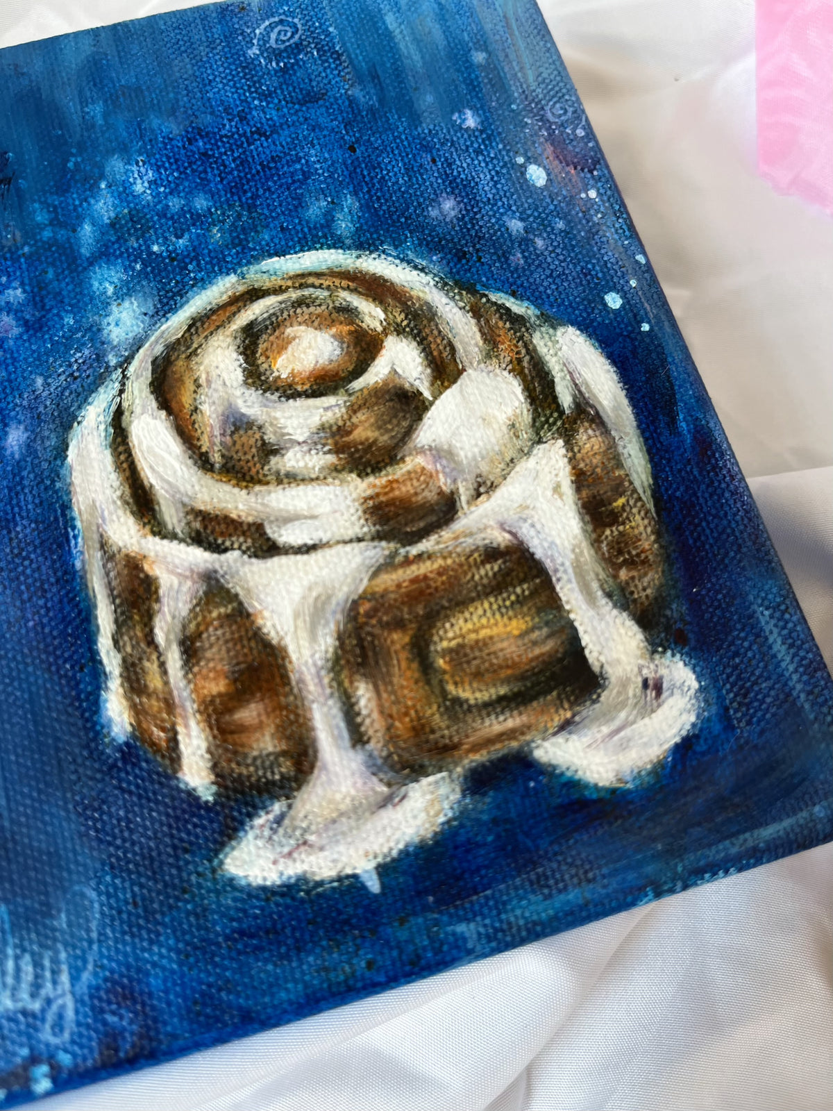 “Sweet Cinnamon” Original Painting - 6x6”