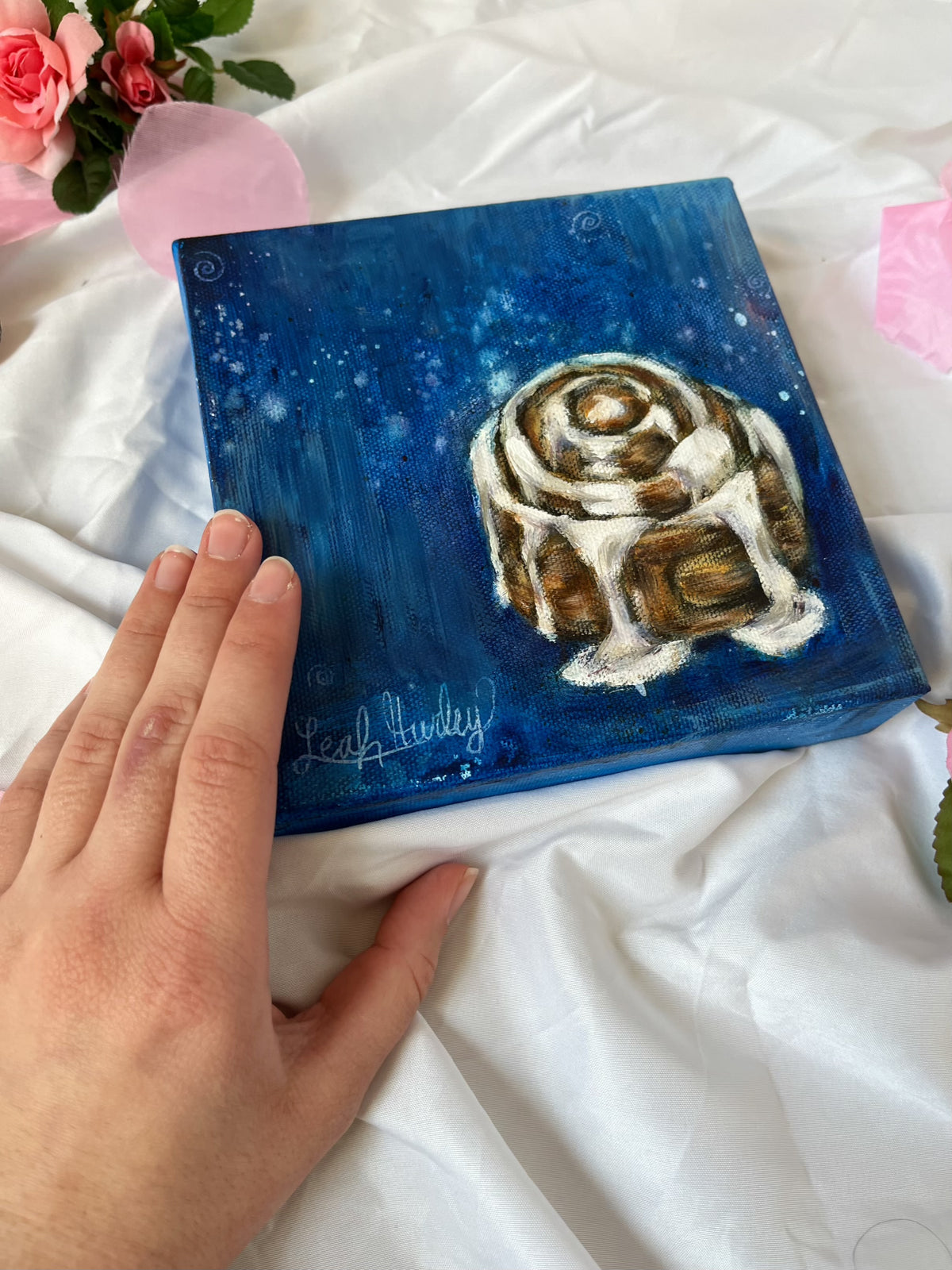 “Sweet Cinnamon” Original Painting - 6x6”