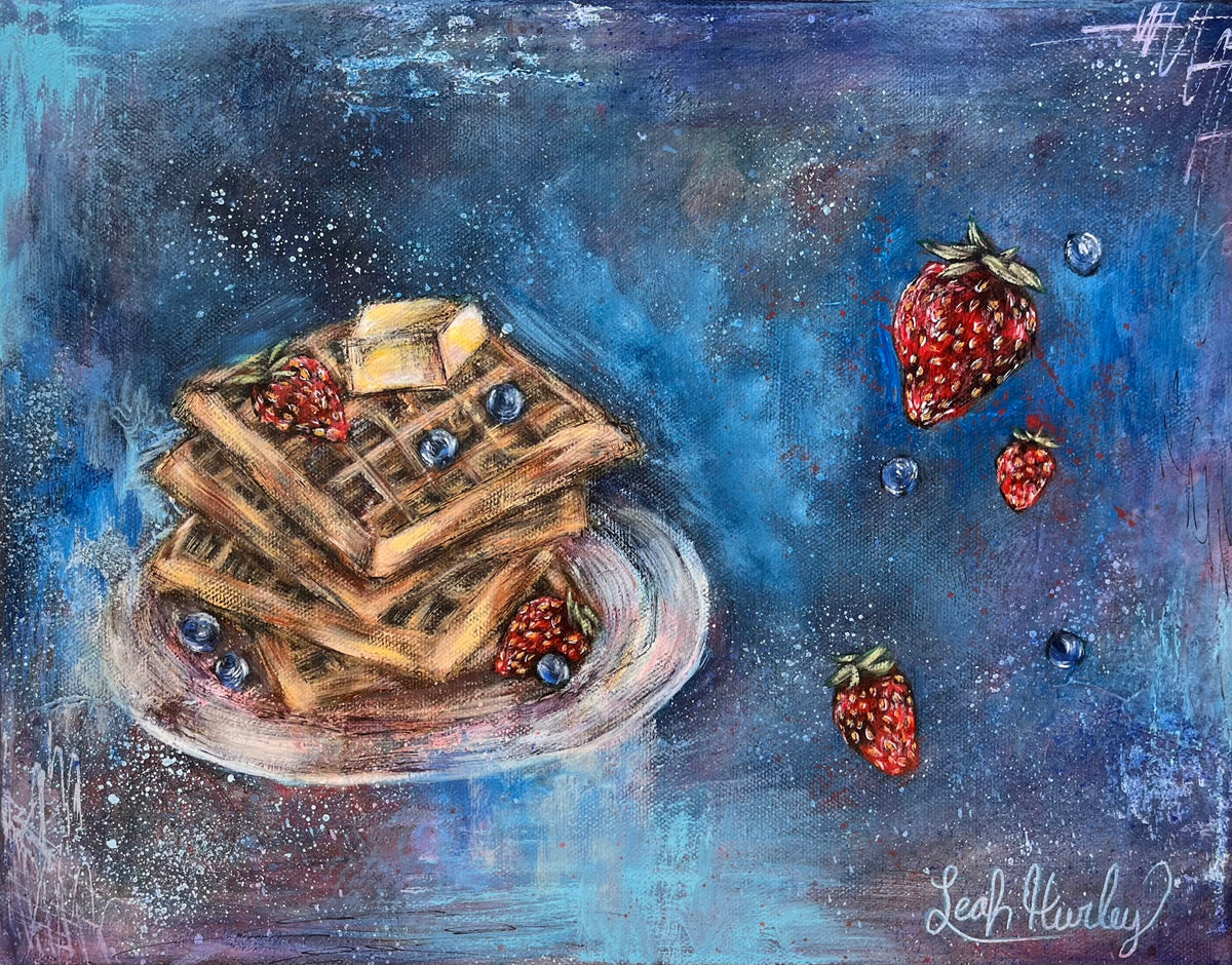 “Berries and Sugar” Original Painting - 11x14”